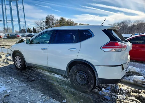 2015 Nissan Rogue S из США, поврежденный, VIN KNMAT2MV4FP583346